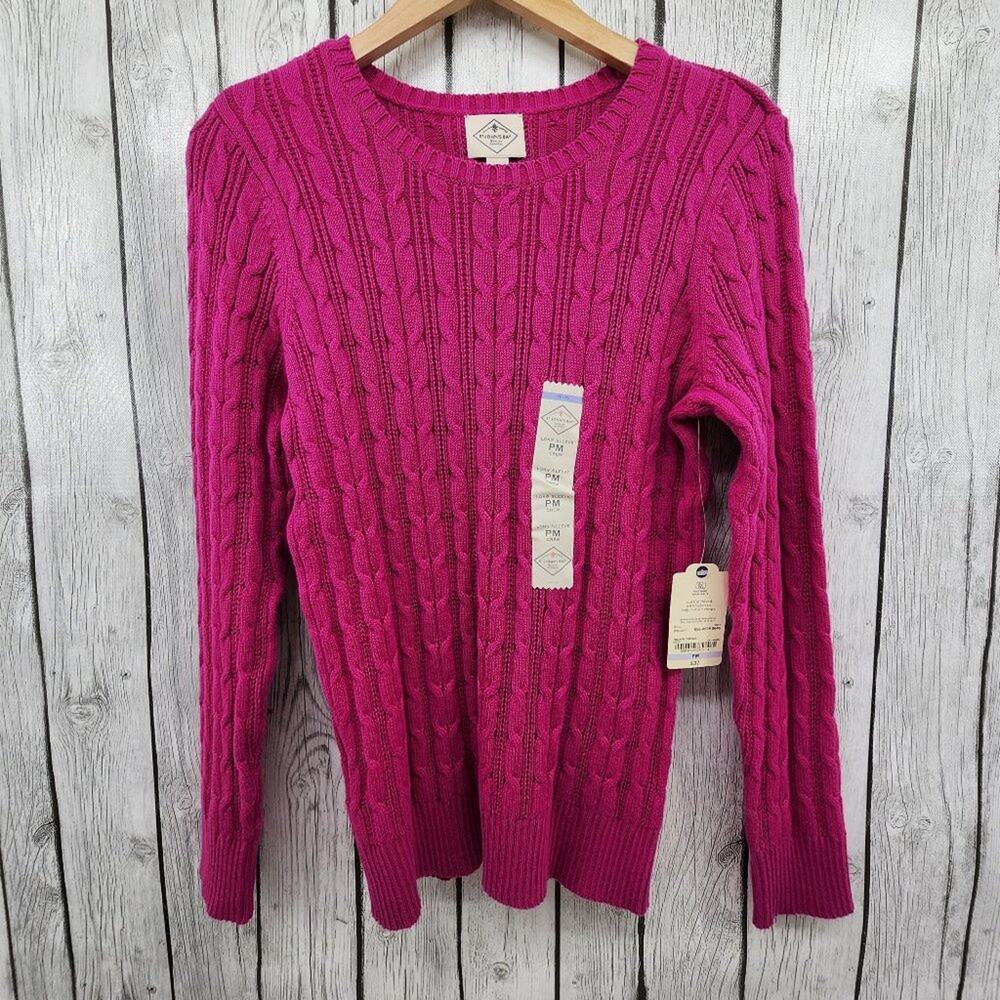 St John's Bay Classic Cable Sweater